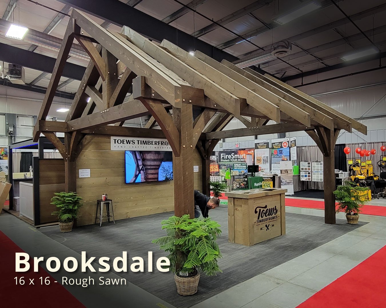 Douglas Fir Brooksdale Timberframe | 16x16